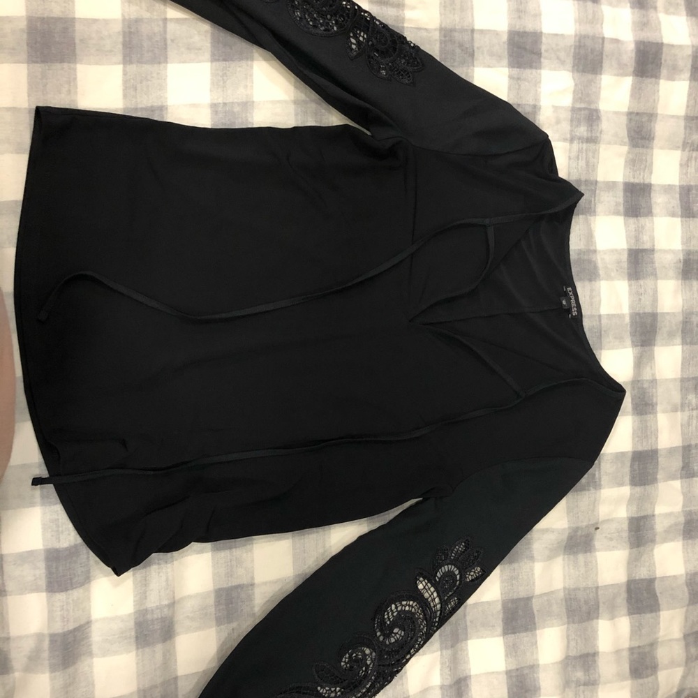 Express black blouse